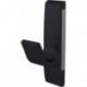 Patère magnétique 0150 - 40 mm aluminium anodisé noir hauteur 85 mm HERMETA