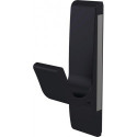 Patère magnétique 0150 - 40 mm aluminium anodisé noir hauteur 85 mm HERMETA