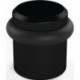 Butoir de porte au sol 4735 Ø 39 mm, hauteur 36 mm, aluminium anodisé noir, fixation par cheville HERMETA