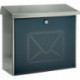 Boite aux lettres Lucca 3713 Ni Letter H.340mm B.380mm T.148mm Inox DIN C4