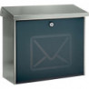 Boite aux lettres Lucca 3713 Ni Letter H.340mm B.380mm T.148mm Inox DIN C4