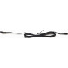 Câble de raccordement LED noir pour 12 V 1800 mm L&S