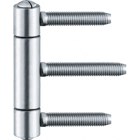 Charnière porte BAKA C 1-15 WF 3-pièces blanc.60kg DIN G/D HLT (Par 20)
