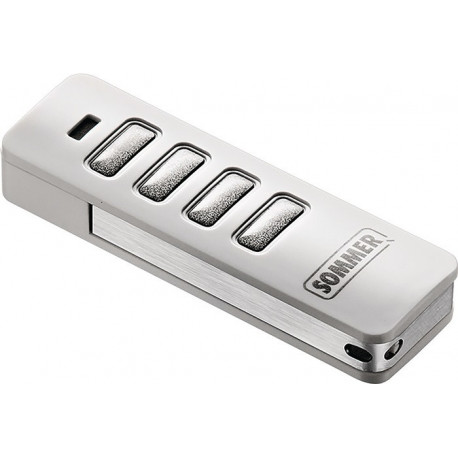 Émetteur manuel Pearl Vibe 868,8 / 868,95 MHz connexion radio 4 portée 60-150 m blanc 79 x 26 x 13 mm ÉTÉ