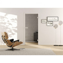 Porte vitréeCLEAR H2097 mmxB834mm gauche/droite clair Studio/Office PROMAT