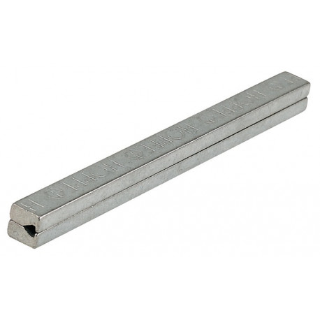 Goupille carrée Goupille profilée, carrée 8 x 120 mm, fer zingué, HOPPE en 2 parties