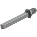 Broche carrée FDW broche complète / broche rapide carrée 8 x 80 mm fer M12 x 1,25 HOPPE