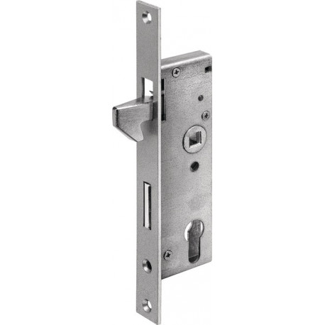 Serrure pour portail coulissant à cadre tubulaire 8331 PZW 35 mm AMF