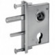 Serrure de porte en treillis 107 - 50mm galvanisé AMF