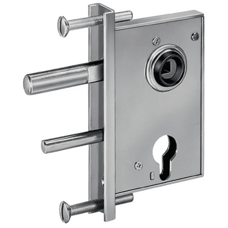 Serrure de porte en treillis 107 - 50mm galvanisé AMF