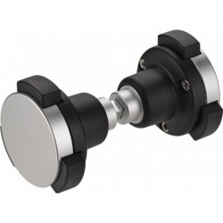 Paire de poignées bouton 490GN matière acier inox axe carré rotatif 8 mm AMF