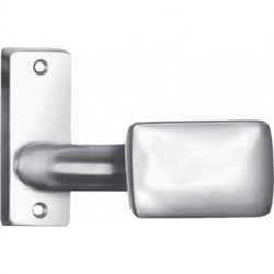 Poignée porte 485 LM F1/naturf.gekr.ktg.fest B.65mm H.44mm AMF