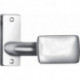 Poignée porte 485 metal F1/naturf.gekr.ktg.fest/drehb.B.65mm H.44mm AMF