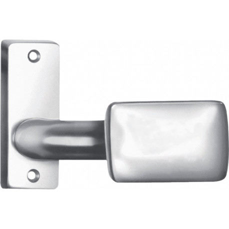 Poignée porte 485 metal F1/naturf.gekr.ktg.fest/drehb.B.65mm H.44mm AMF