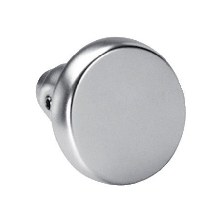 Bouton de porte 477L métal clair F1 / couleur naturelle droite autour de 50 mm AMF