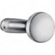 Bouton de porte 478L métal clair F1 / couleur naturelle coudée ronde 60 mm AMF