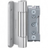Charnière de porte d'entrée Baka Protect 4010 3D Inox mat 160kg Portes d'entrée en bois