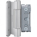 Charnière de porte d'entrée Baka Protect 4010 3D acier blanc 160kg Portes d'entrée en bois