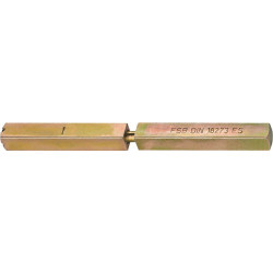 Carré porte 05 0125 - .9x139mm broche pleine fendue FSB