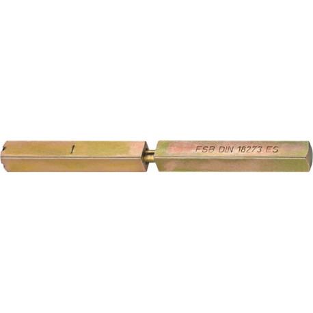 Carré porte 05 0125 - .9x139mm broche pleine fendue FSB