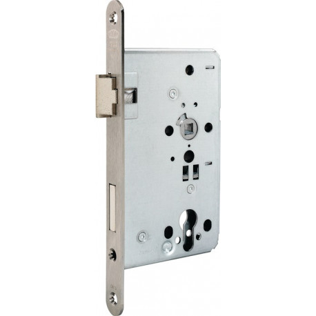 Serrure à mortaise 0715 PZ 24/ 60/72 DIN droite Acier inoxidable Classe 4 BKS