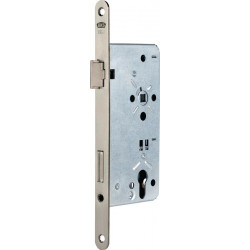 Serrure à mortaise pour porte d'entrée 0024 PZW 22/55/92/10mm DIN Droite argenté rd BKS
