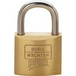Cadenas cylindrique NIRO 116 50 Corps verrou-B.50mm laiton (Par 5)