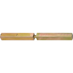Carré porte 4YW - .9x89mm broche pleine fendue BKS