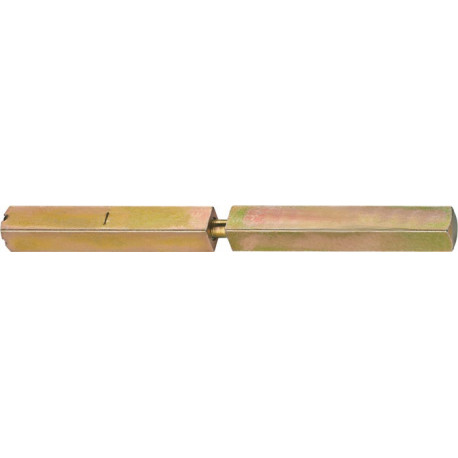 Carré porte 4YW - .9x89mm broche pleine fendue BKS