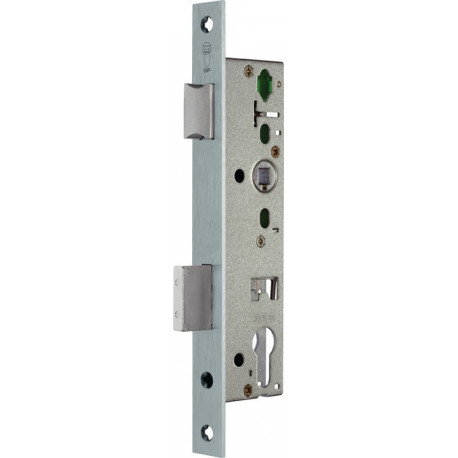 Serrure à mortaise à cadre tubulaire .PZW 24/45/92/8mm DIN G/D STA ma chroma. 15mm 245mm