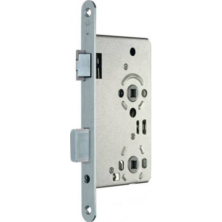 Serrure à mortaise .BAD 20/ 55/78/8mm DIN Droite argenté rd Kl 3 Zinc coulé sous pression SSF