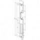 Plaque de frappe plate 338 STA galinox.Rect.B.24xL.250mm DIN Gauche/droit ASSA ABLOY
