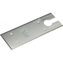 Plaque de couverture BTS 75 V Inox matttt DORMAKABA