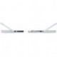 Glissière pour ISM Boxer argent Côté charnière GEZE