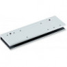 Patin de porte en verre TS 3000 V argenté GEZE