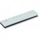 Patin de porte en verre TS 4000/5000 argenté GEZE