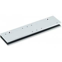 Patin de porte en verre TS 4000/5000 argenté GEZE