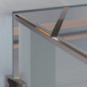 Limiteur d'ouverture de porte Porti pour largeur de vantail 709-959 mm cadres en bois 120 degrés ATHMER