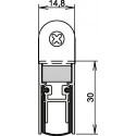 Joint de porte Schall-Ex® DUO L-15 WS 1-382 2-s.L.708mm Alu anodisé.HLT ATHMER