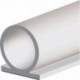 Joint de butée de porte profil oméga 137 longueur 25 m largeur 8 mm silicone noir nu