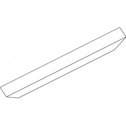 Profil OL 90 blanc L.2000mm GEZE