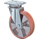 Rouleau de renvoi D. de la roue 160 mm cap. charge 600 kg avec plaque de fixatio