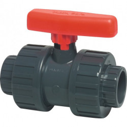 Robinet à boisseau sphérique Safe 600 PVC-UIG taille nominale mm 50 MEGA