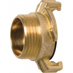 Filet rapporté laiton filetage extérieur 1 1/4 po. MEGA (Par 10)