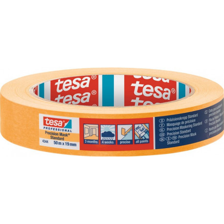 Crêpe de précision 4344 Standard lisse beige clair longueur 50 m largeur 30 mm r (Par 5)
