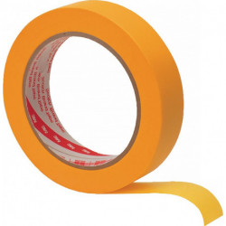 Bande de recouvrement de peinture Scotch Super PT244 lisse couleur or longueur 50 m largeur 18 mm rouleau 3M (Par 48)