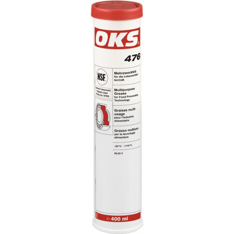 Graisse multius.p. l'industrie agroalim. 476 400 ml blanc NSF H1 cartouche OKS (Par 10)