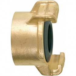 Filet rapporté GEKA plus laiton filetage intérieur 1 po. au détail