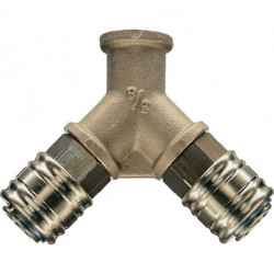 Tableau de distribution filetage G 3/8 po./1539 mm DN 72 filetage int. 2 acc