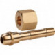 Raccordement pour tuyau laiton G 1/4 po. LW 9 (Par 10)